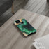 Green Geode in Watercolor - Impact Resistant Phone Case